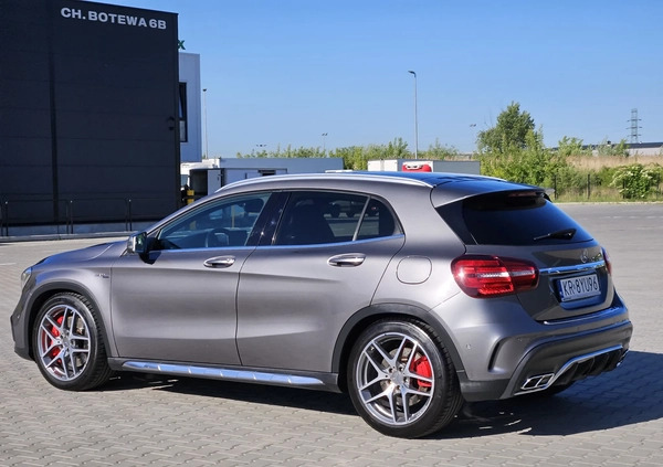 Mercedes-Benz GLA cena 129900 przebieg: 58000, rok produkcji 2018 z Kraków małe 352